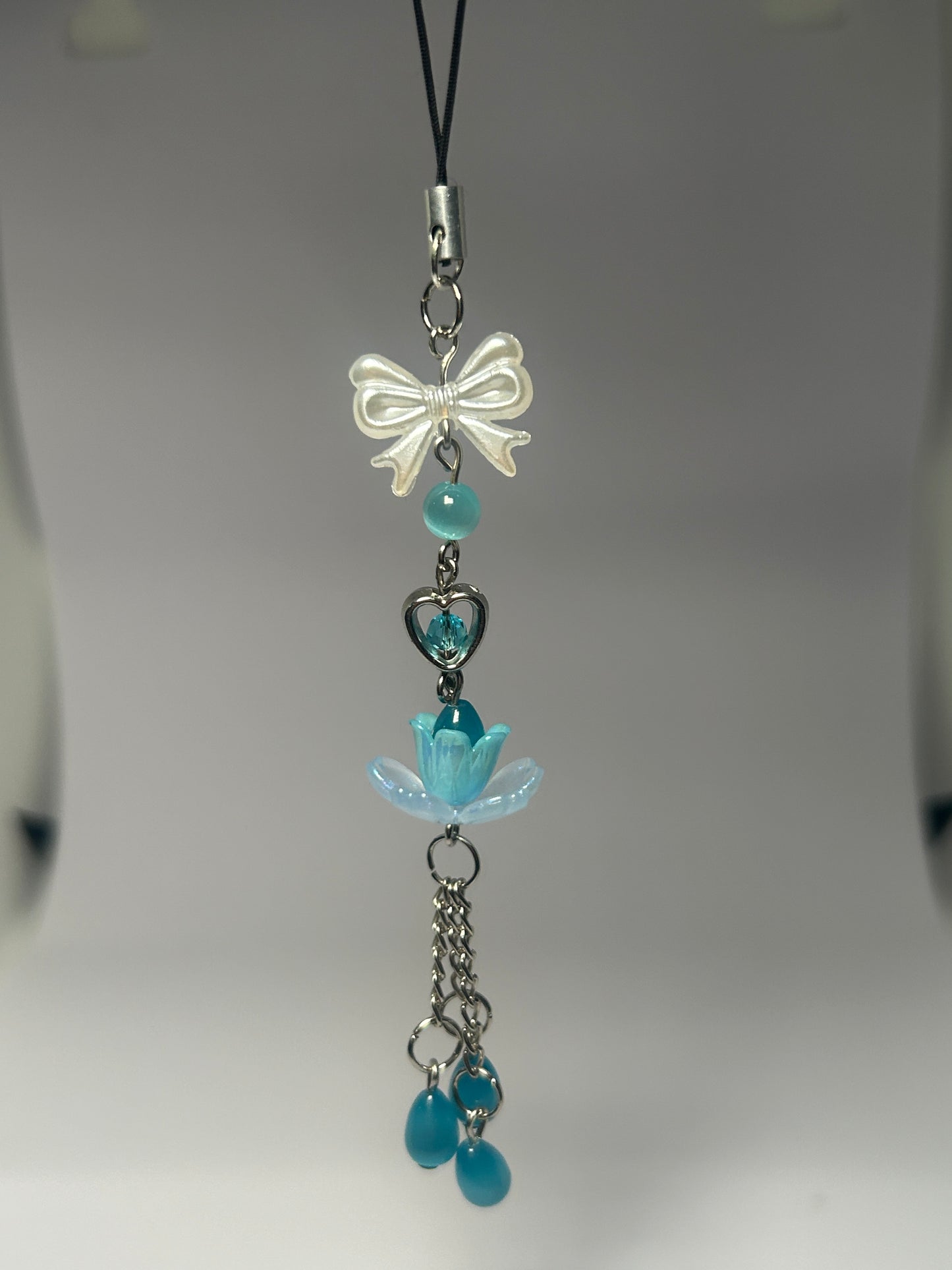 lotus phone charm