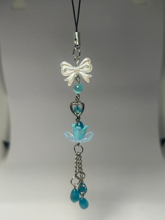 lotus phone charm