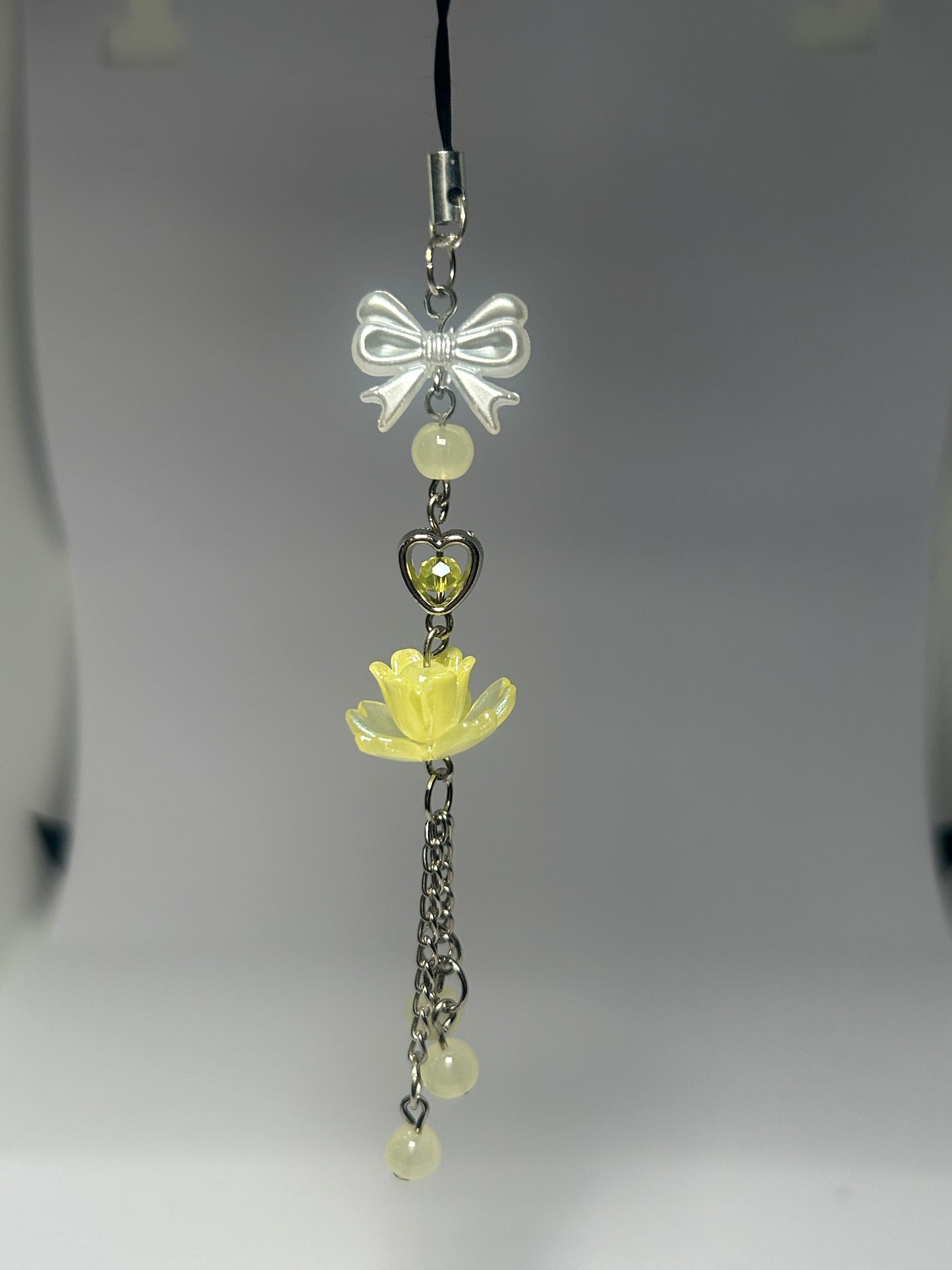 lotus phone charm