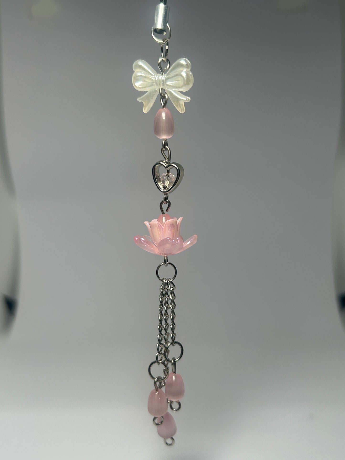 lotus phone charm